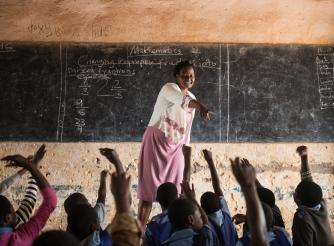 Young Urban Women (YUW) Teleza Banda Primary School Teacher, in Mchinji, Impacted by the cholera outbreak
